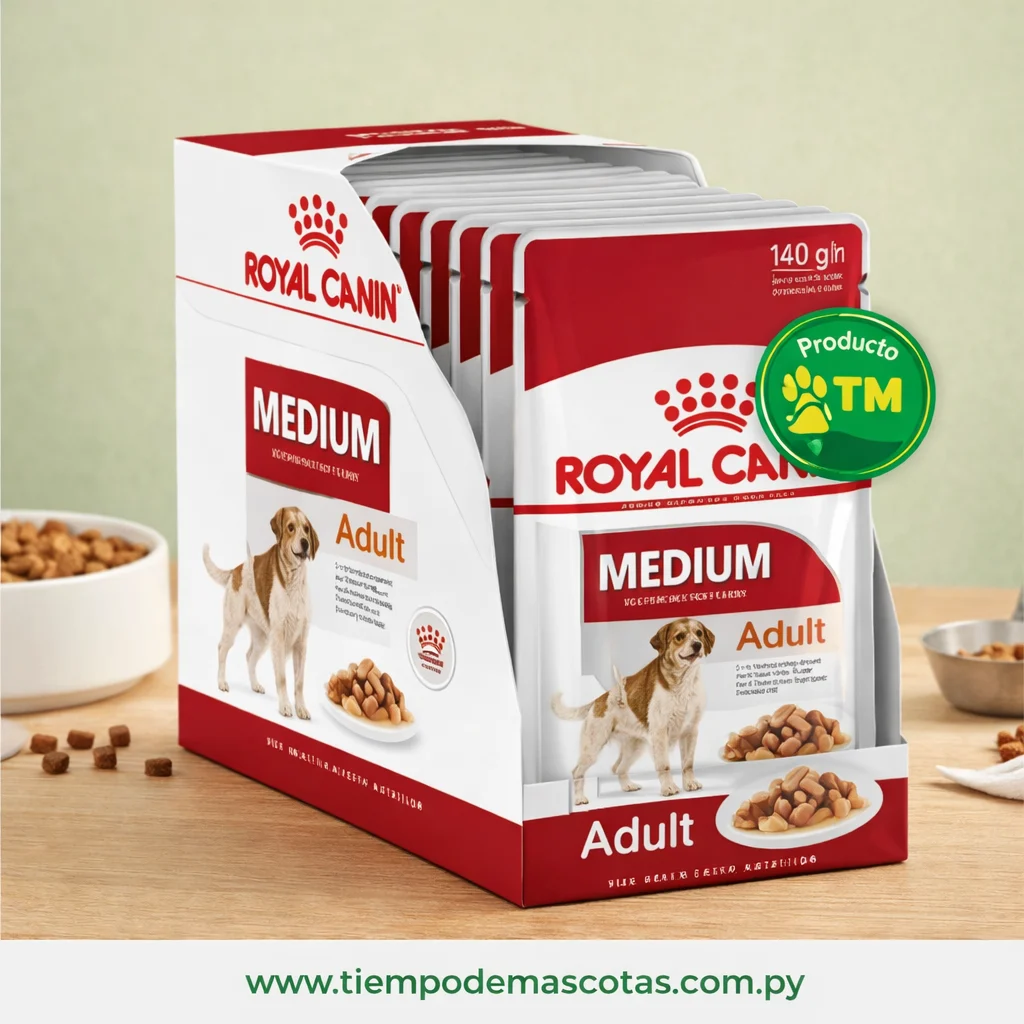 ROYAL PERRO POUCH MEDIUM ADULTO 140G - Caja de 10u