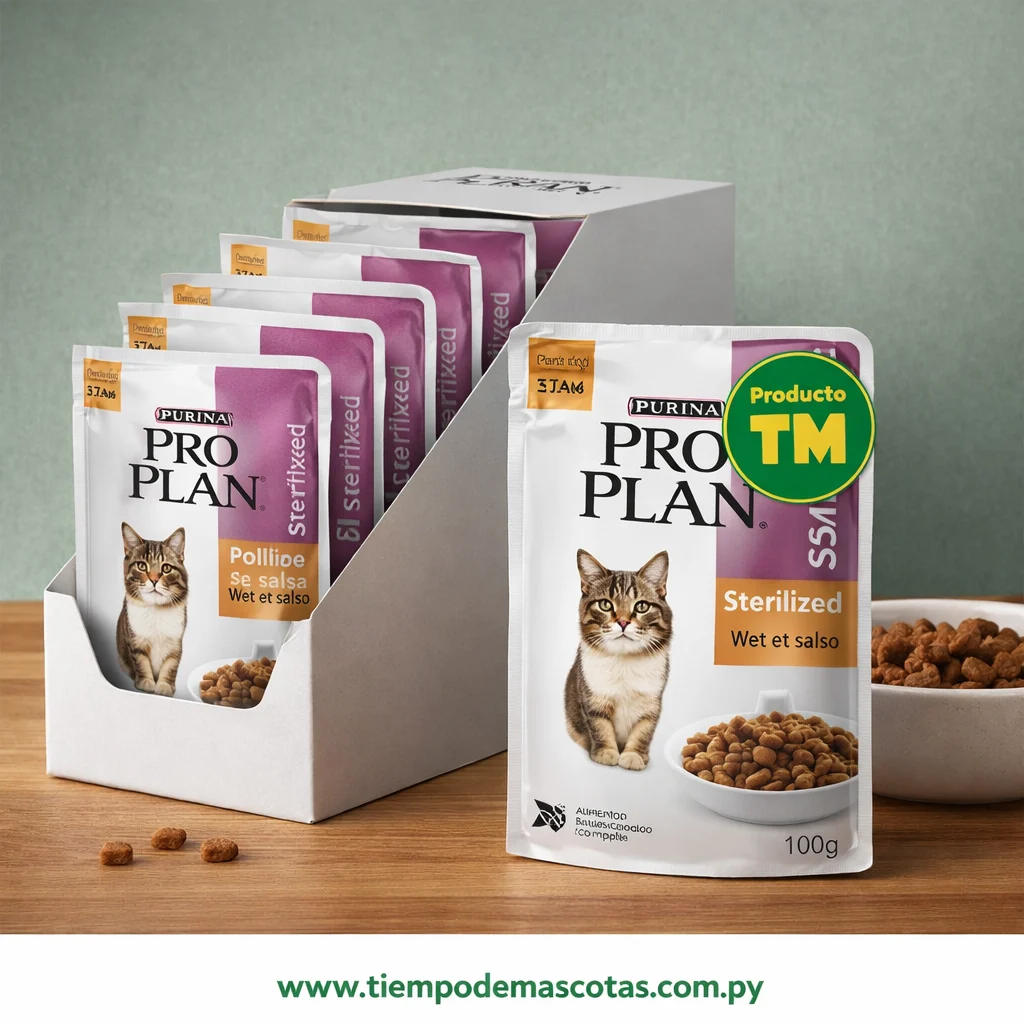 PROPLAN GATO SACHET ESTERILIZADO 100G - Caja de 15u - Producto en Tiempo de Mascotas