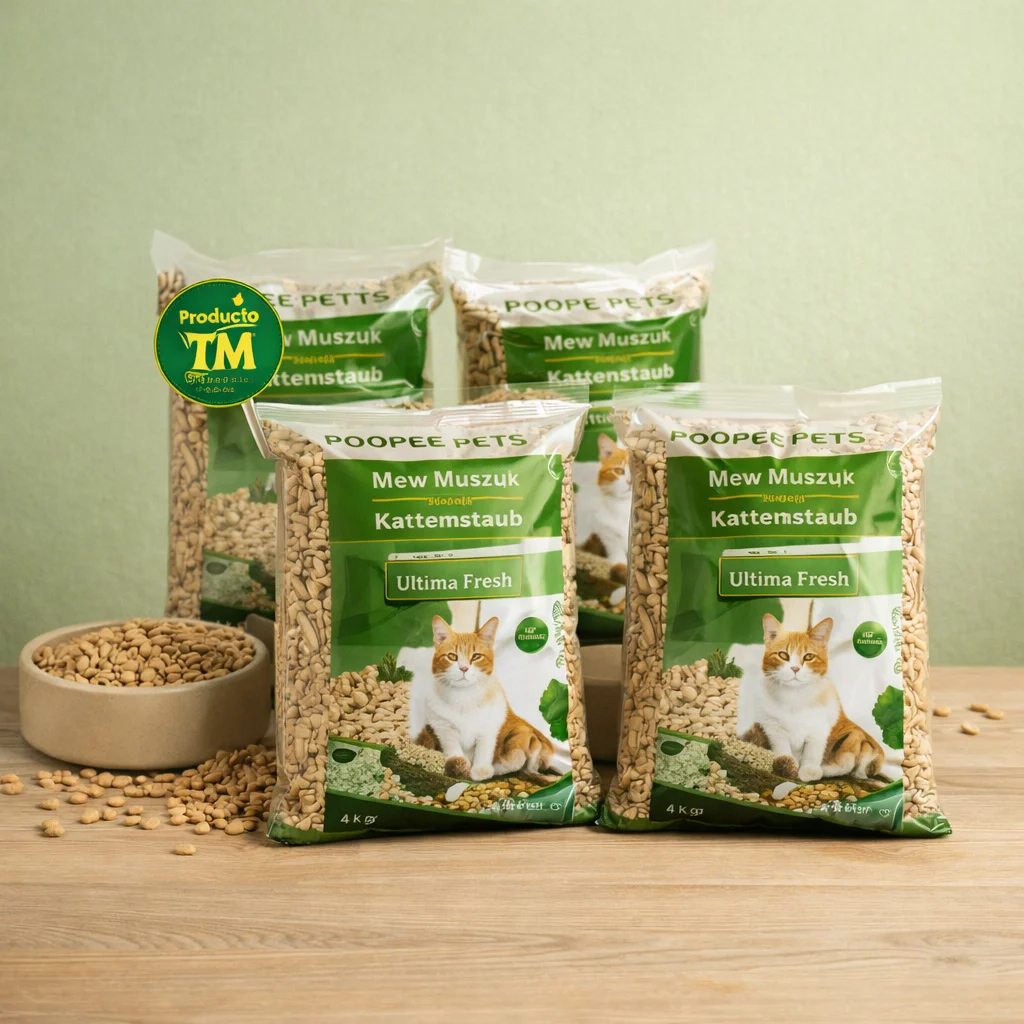 POOPEE PETS GRANULADO DE MADERA 4KG - Caja de 4u