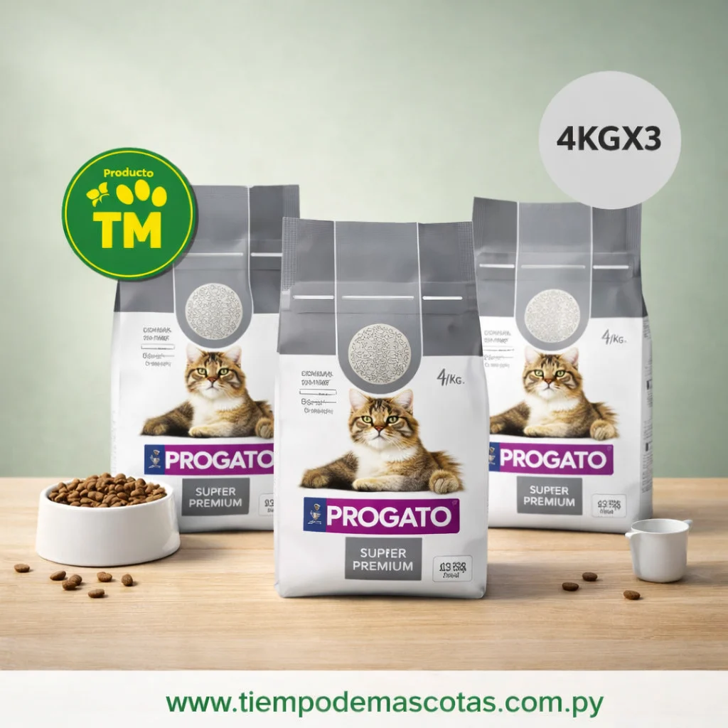 PROGATO SUPER PREMIUM 4KG - COMBO de 3u