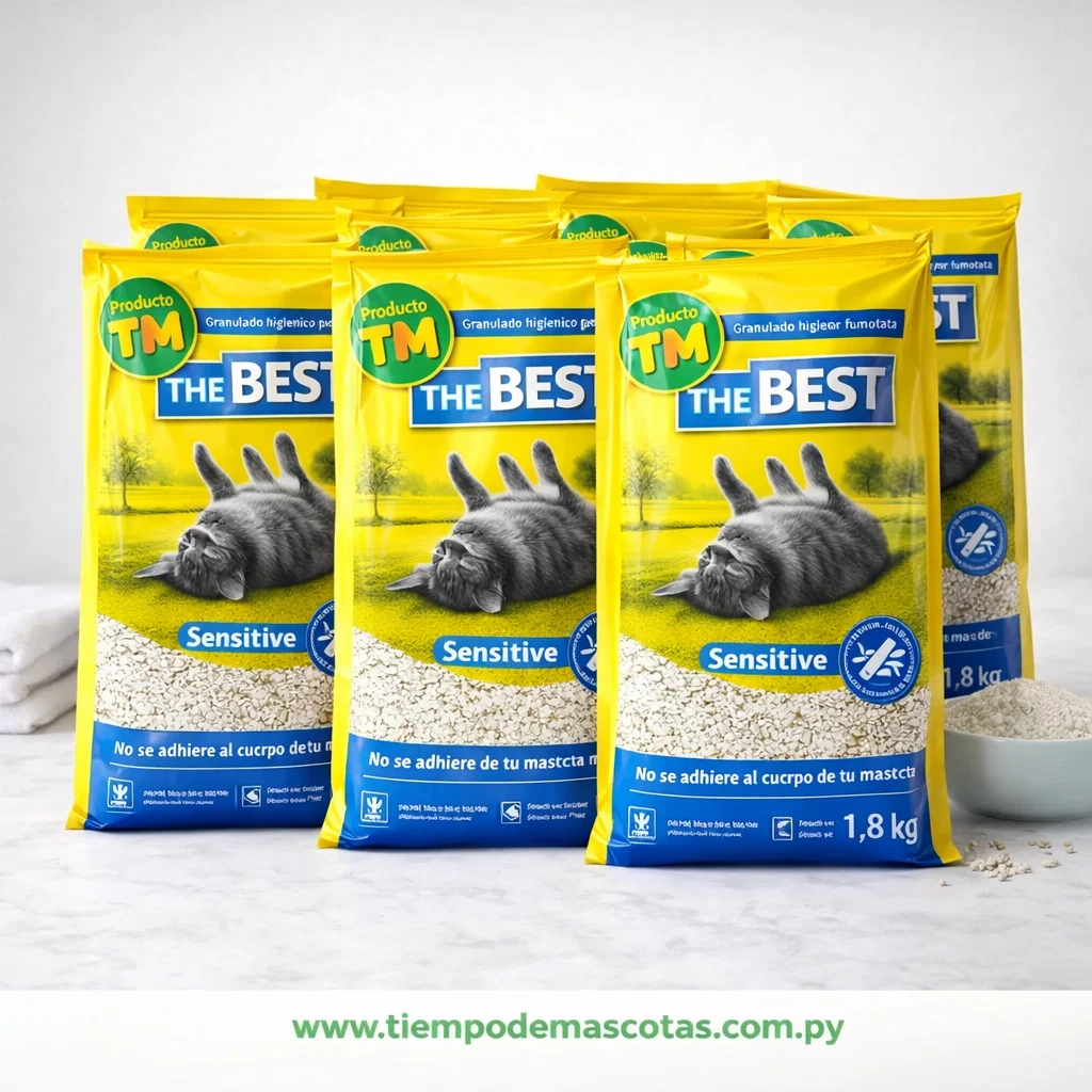 THE BEST ARENA SENSITIVE 1.8KG - Caja de 10u - Producto en Tiempo de Mascotas