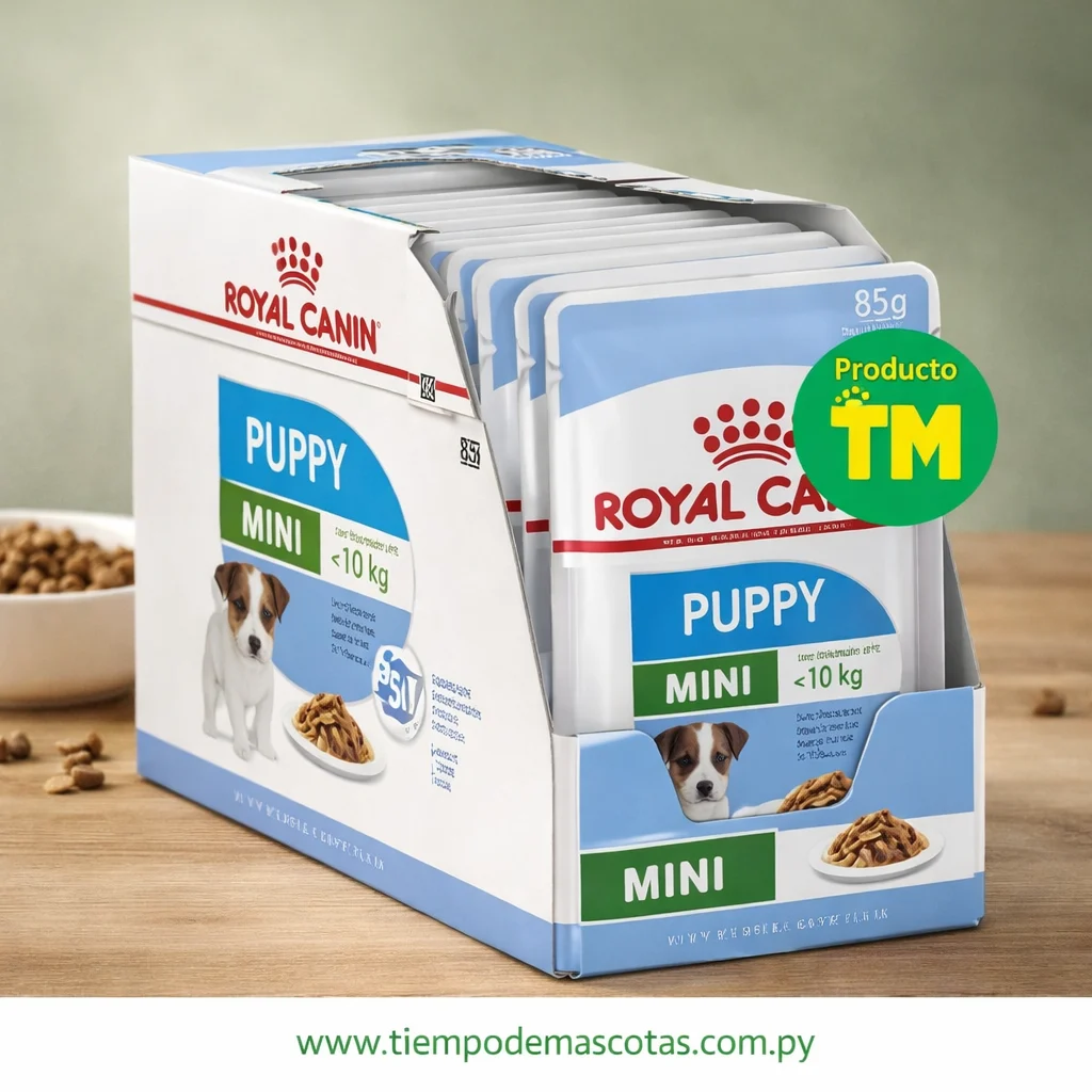 ROYAL PERRO POUCH MINI PUPPY 85G - Caja de 12u - Producto en Tiempo de Mascotas