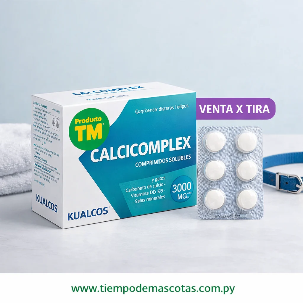 Kualcos Calcicomplex 3000mg 6Comp - Producto en Tiempo de Mascotas