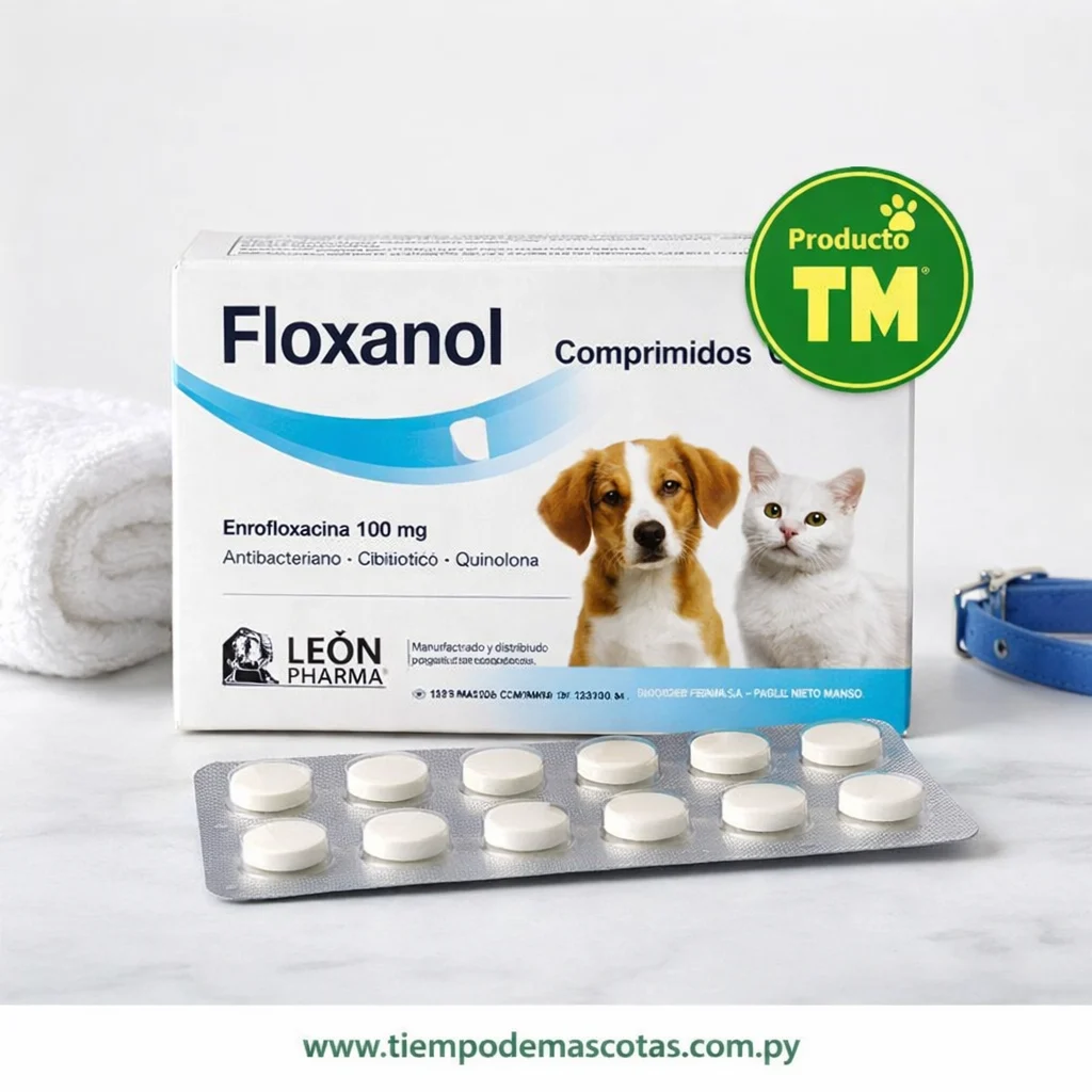 Floxanol Blister 10Comp Enrofloxacina 100mg Leon Pharma - Producto en Tiempo de Mascotas