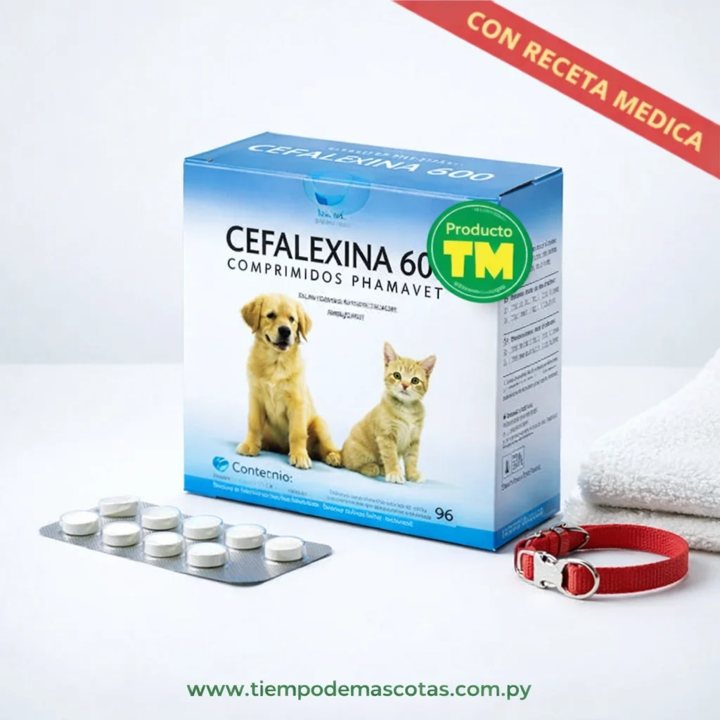 Pharmavet Cefalexina 600 Comprimidos 8 Comp - Producto en Tiempo de Mascotas