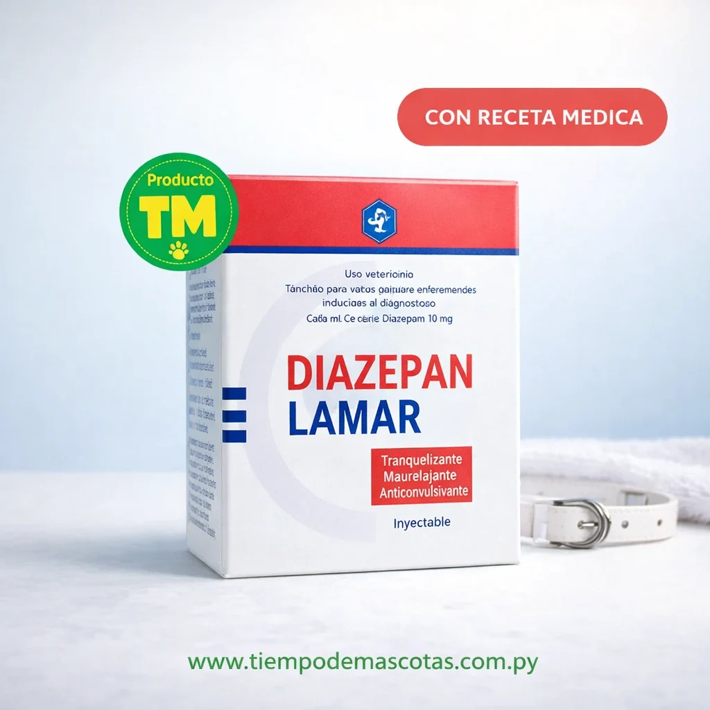 Diazepan Lamar Inyectable - Producto en Tiempo de Mascotas