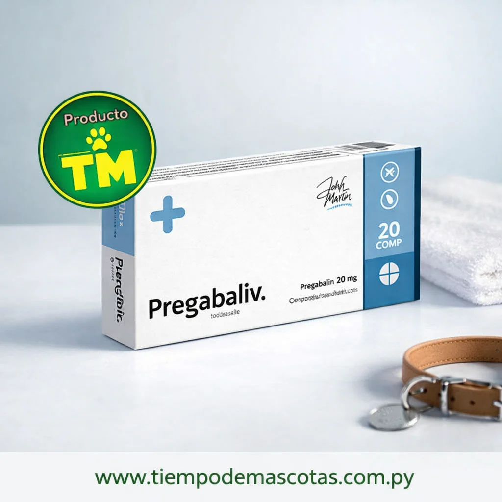 John Martin Pregabaliv 20mg 20Comp - Producto en Tiempo de Mascotas
