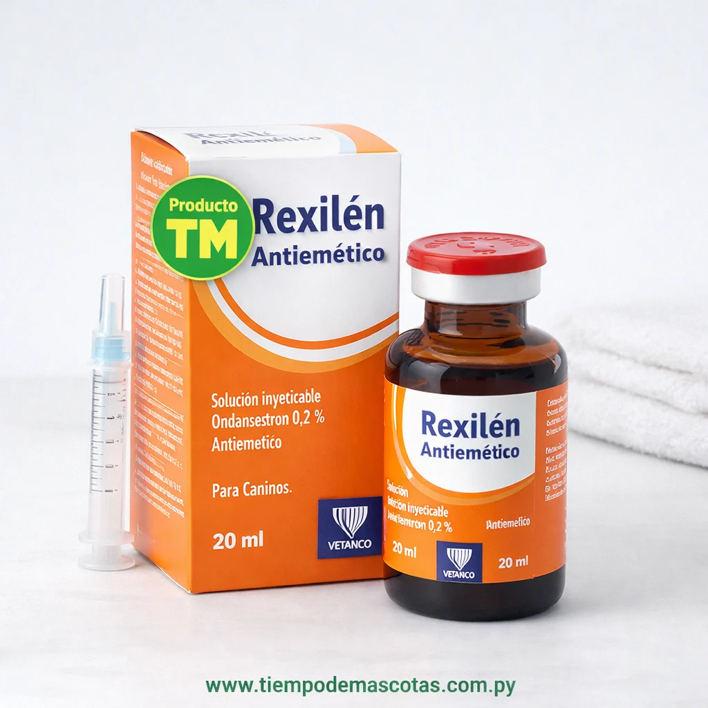 Rexilen Inyectable 20ml Antiemetico - Producto en Tiempo de Mascotas