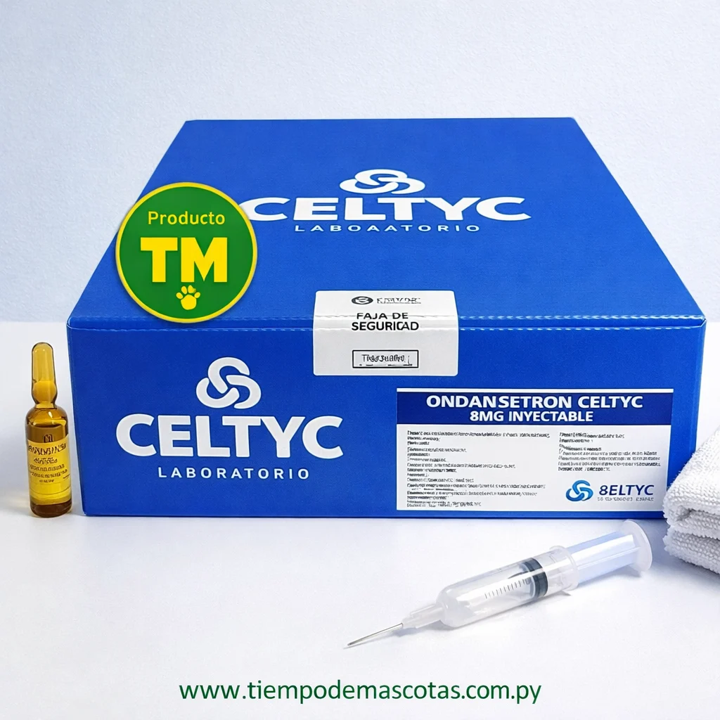 Ondansetron Celtyc 8mg Inyectable - Producto en Tiempo de Mascotas