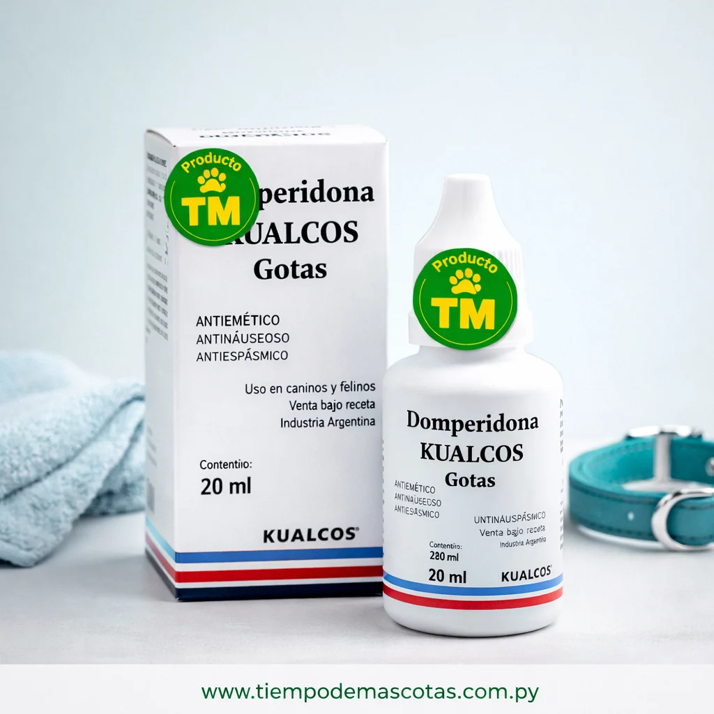 Kualcos Domperidona Gotas 20ml - Producto en Tiempo de Mascotas
