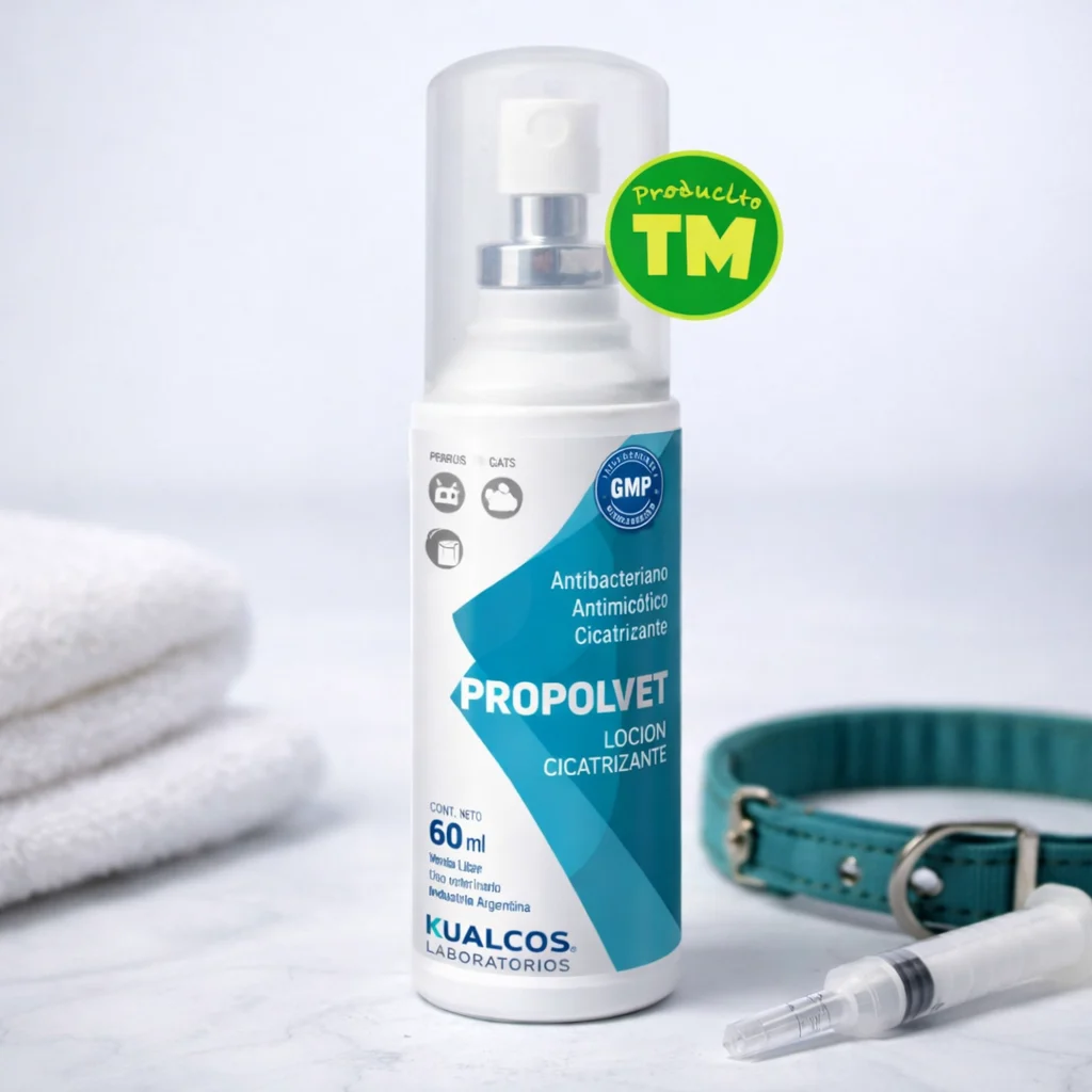 Kualcos Propolvet Locion Cicatrizante 60ml - Producto en Tiempo de Mascotas