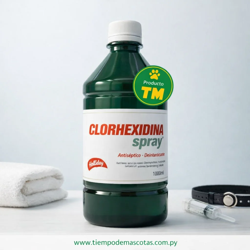 Holliday Clorhexidina Spray 1000ml - Producto en Tiempo de Mascotas