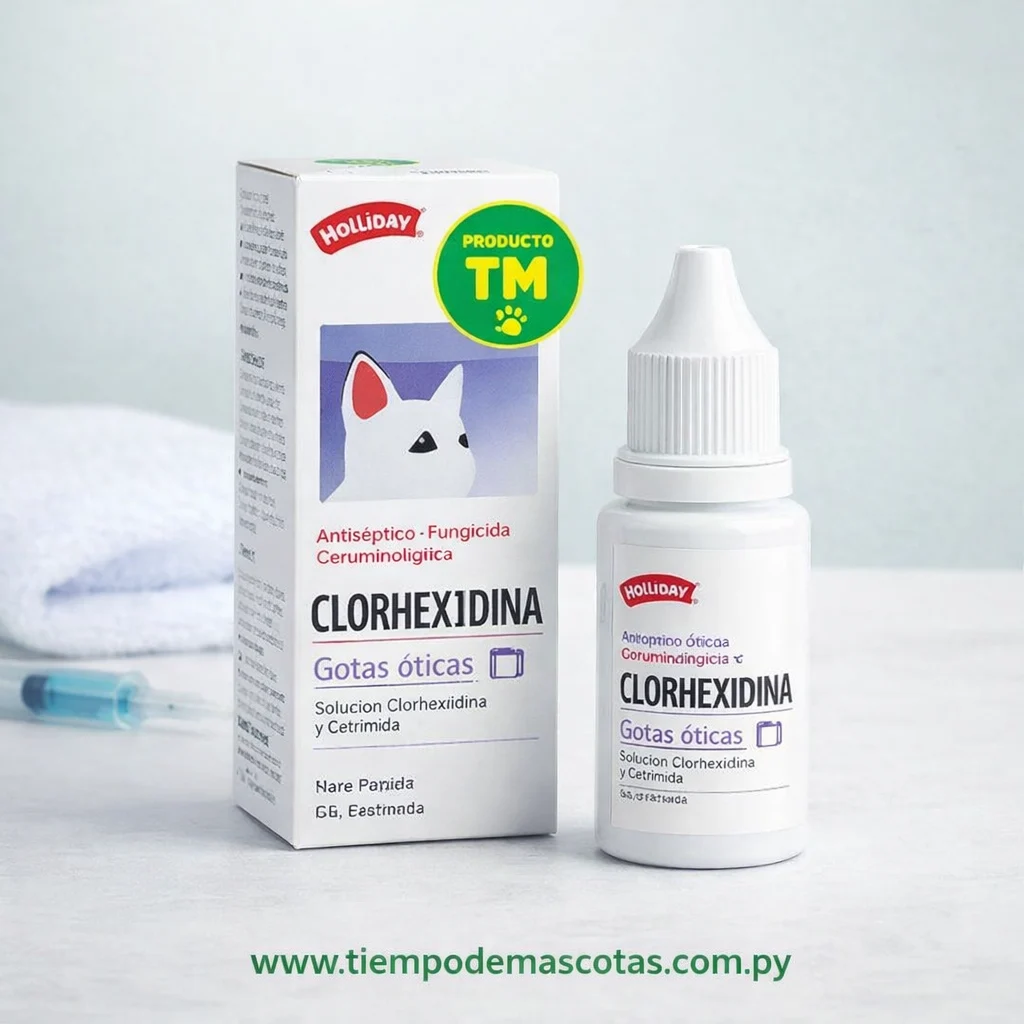 Holliday Clorhexidina Gotas Oticas 15ml - Producto en Tiempo de Mascotas