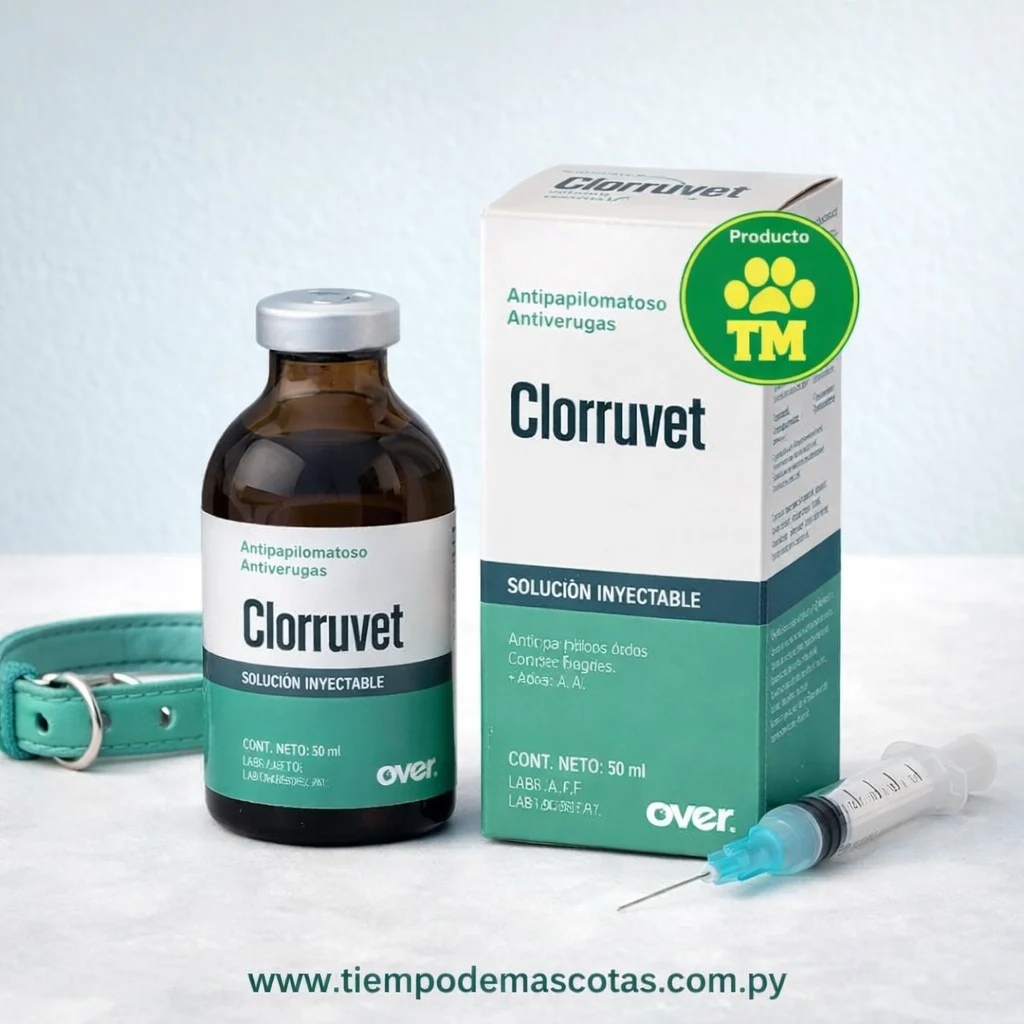 Clorruvet Inyectable 50ml Over - Producto en Tiempo de Mascotas