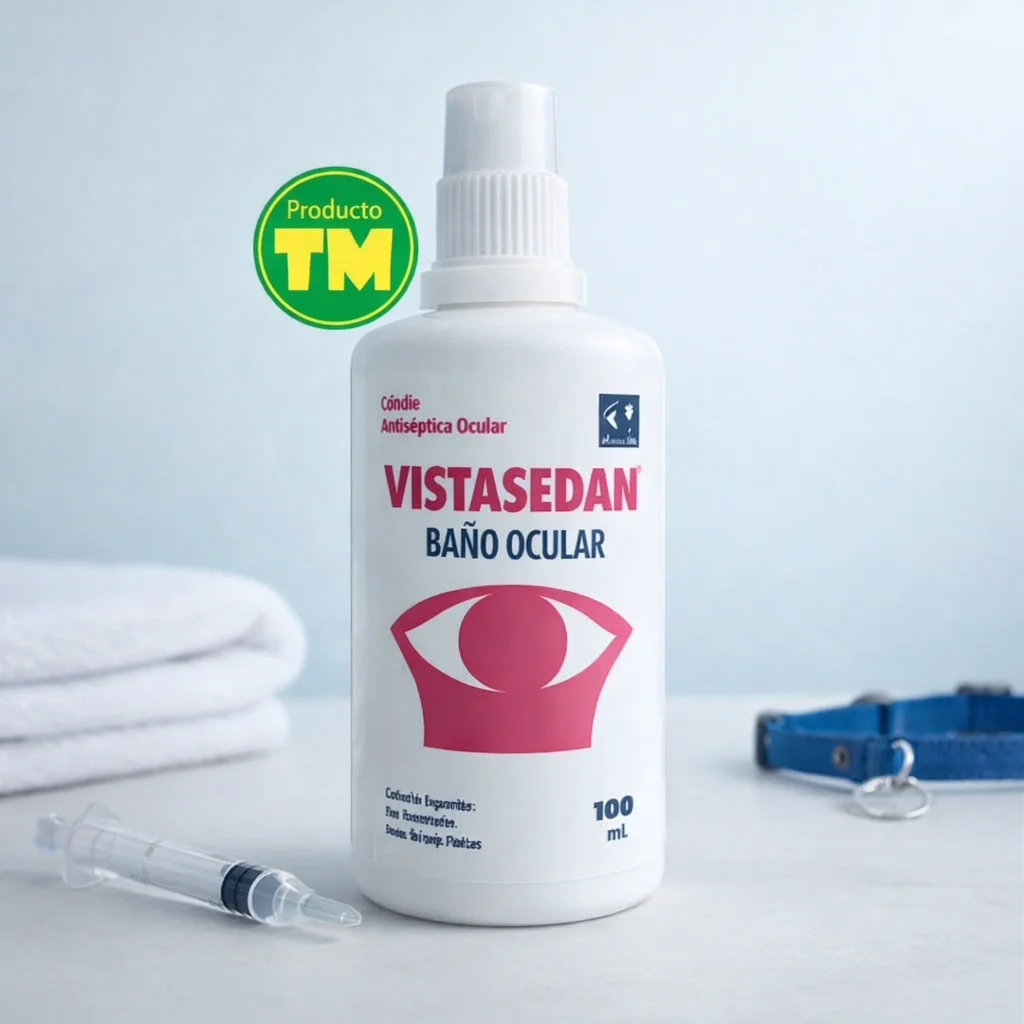 Vistasedan Baño Ocular 100ml - Producto en Tiempo de Mascotas