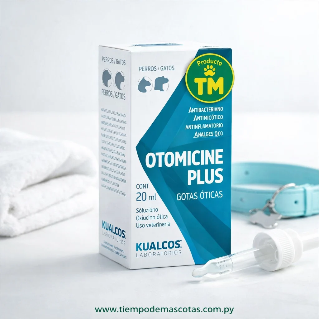 Kualcos Otomicine Plus Gotas Oticas 20ml - Producto en Tiempo de Mascotas