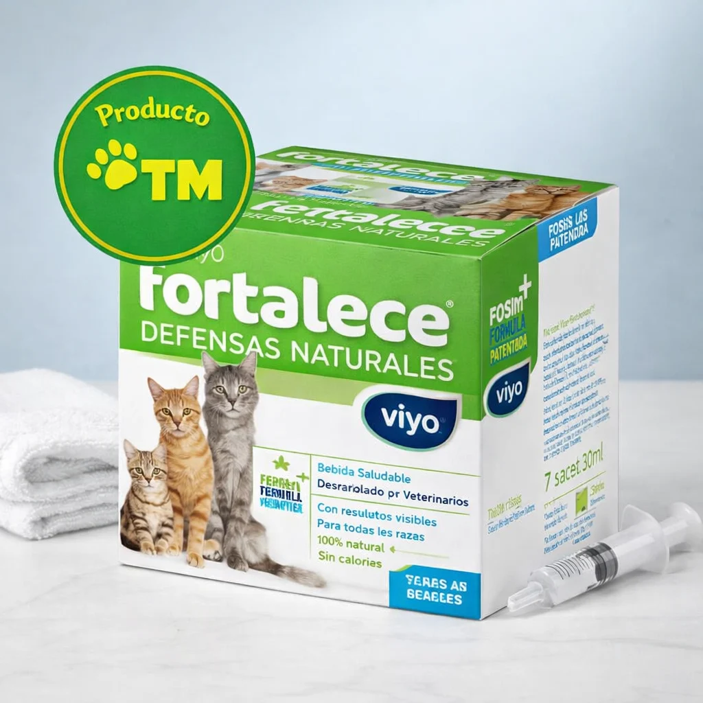 Viyo Fortalece Gato 30ml Caja (7sobres) - Producto en Tiempo de Mascotas