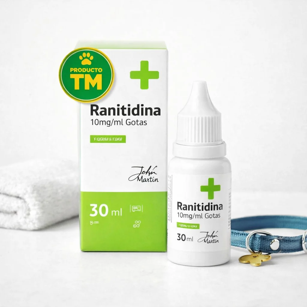 John Martin Ranitidina 10mg/ML Gotas 30ml - Producto en Tiempo de Mascotas