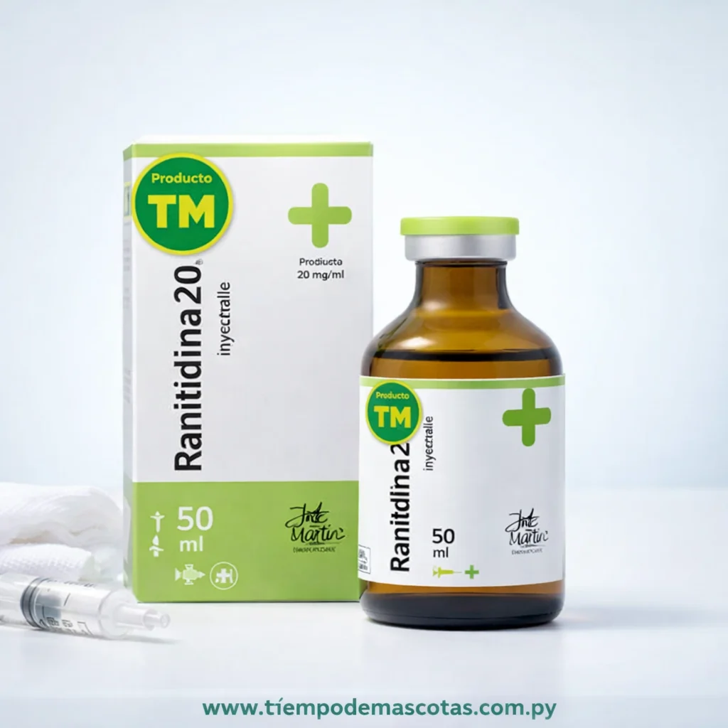 John Martin Ranitidina Inyectable - Producto en Tiempo de Mascotas