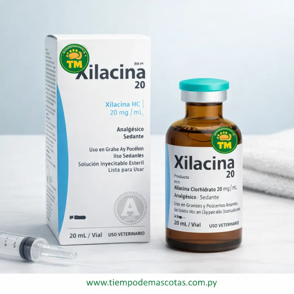 XILACINA 20 20ml inyectable - Producto en Tiempo de Mascotas