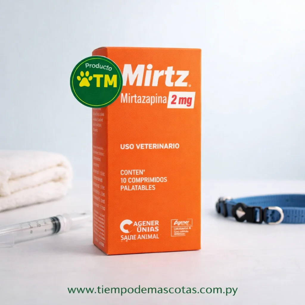Mirtz Mirtazapina 2mg - Producto en Tiempo de Mascotas