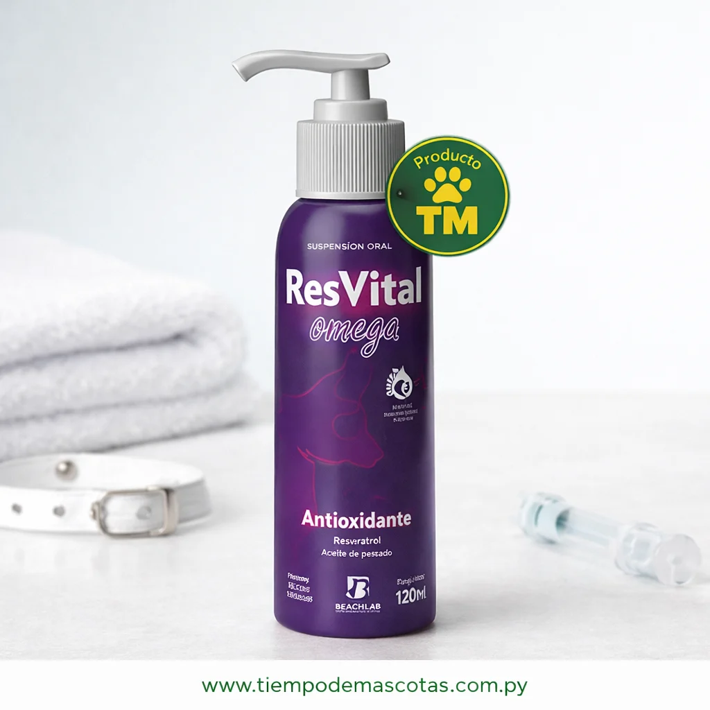 Resvital Omega Antioxidante 120ml - Producto en Tiempo de Mascotas