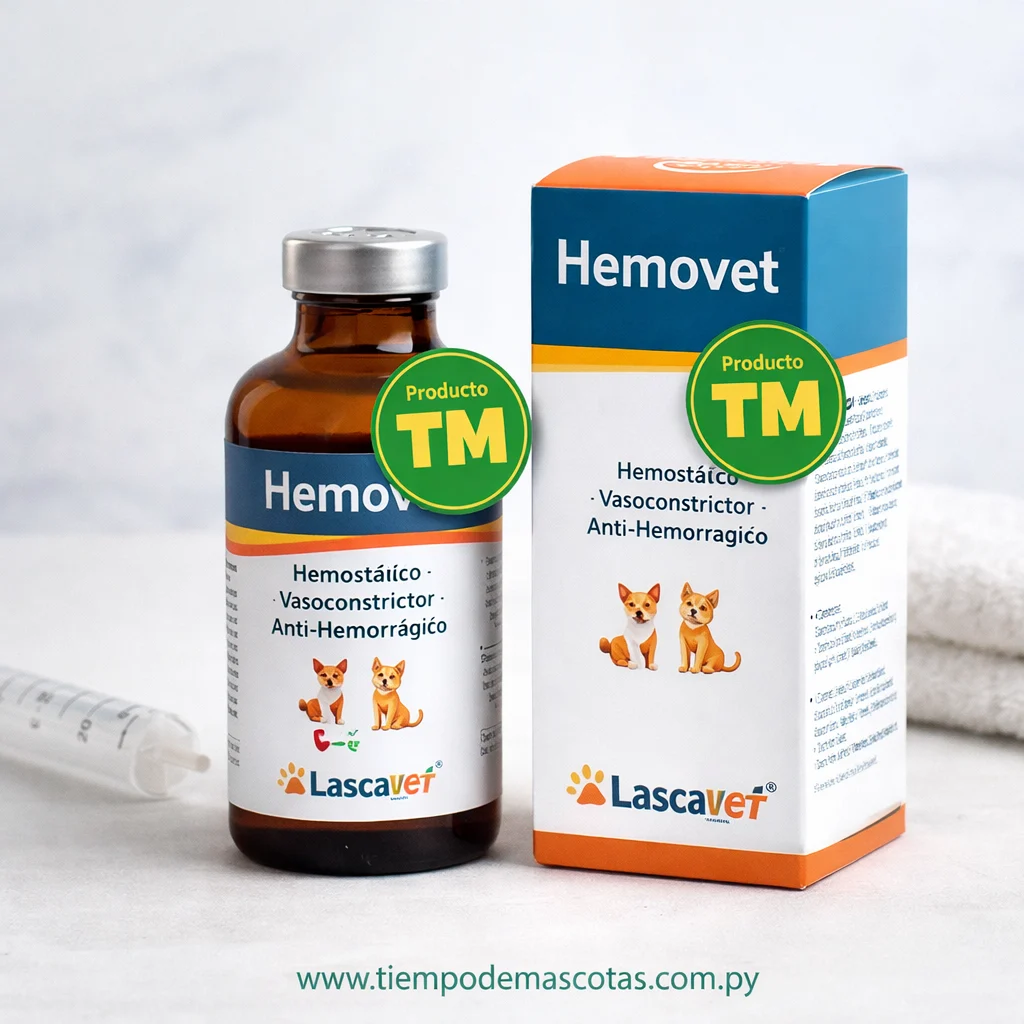 Lascavet Hemovet Inyectable 50ml - Producto en Tiempo de Mascotas