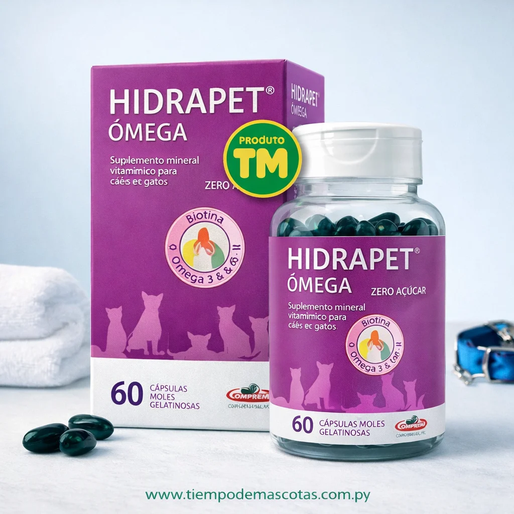 Hidrapet Omega 60 Capsulas - Producto en Tiempo de Mascotas