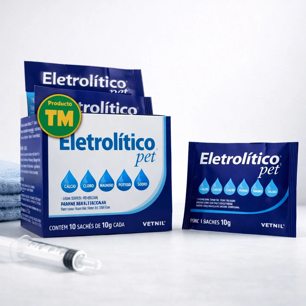 Vetnil Eletrolitico Pet Saches de 10g - Producto en Tiempo de Mascotas