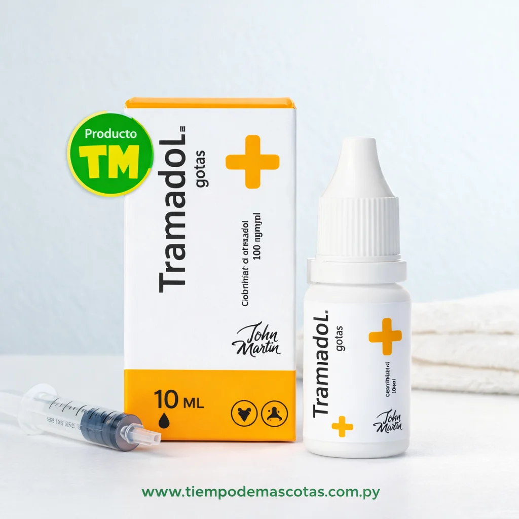 John Martin Tramadol Gotas 10ml - Producto en Tiempo de Mascotas