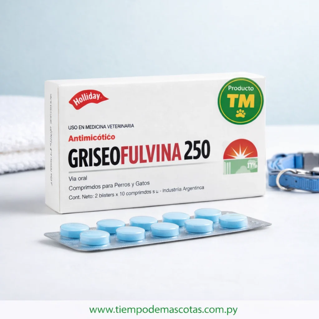 HOLLIDAY GRISEOFULVINA caja 20 comprimidos - Producto en Tiempo de Mascotas