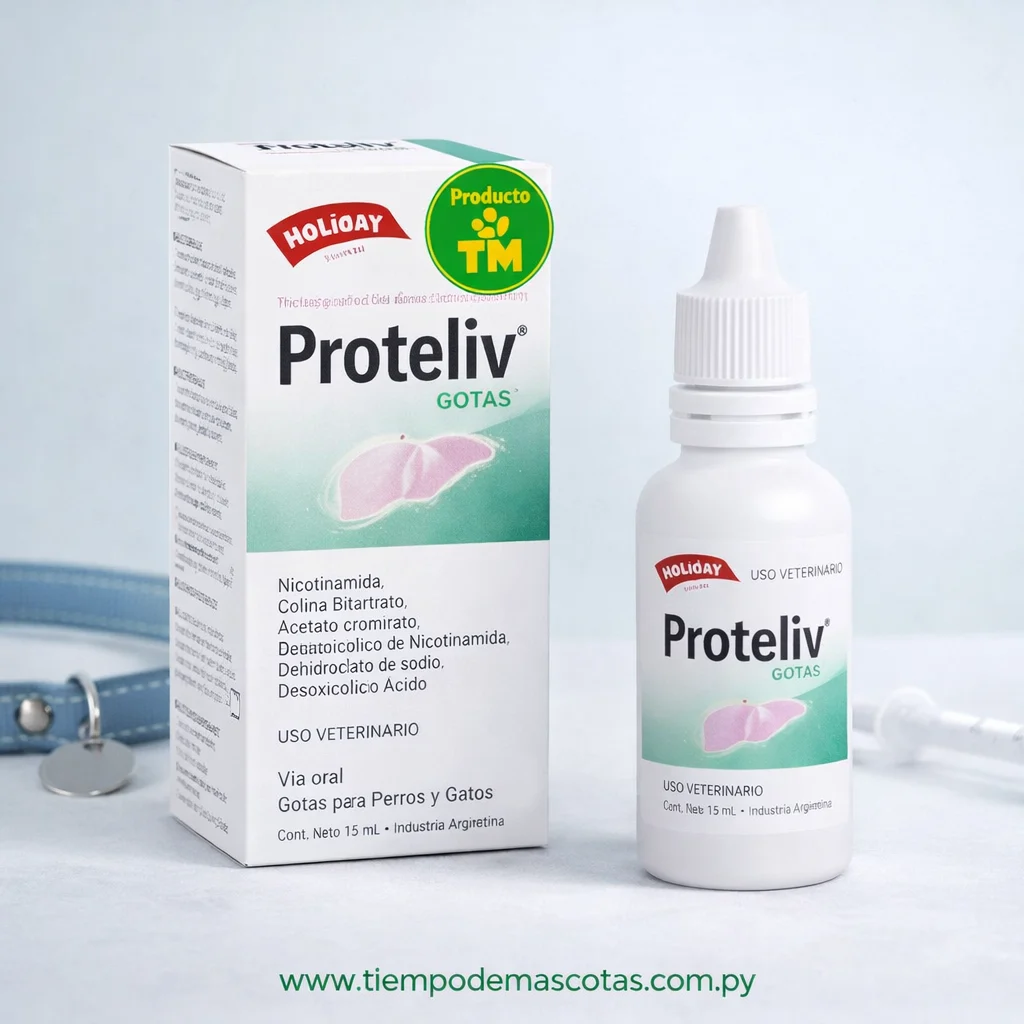 Holliday Proteliv Gotas 15ml - Producto en Tiempo de Mascotas
