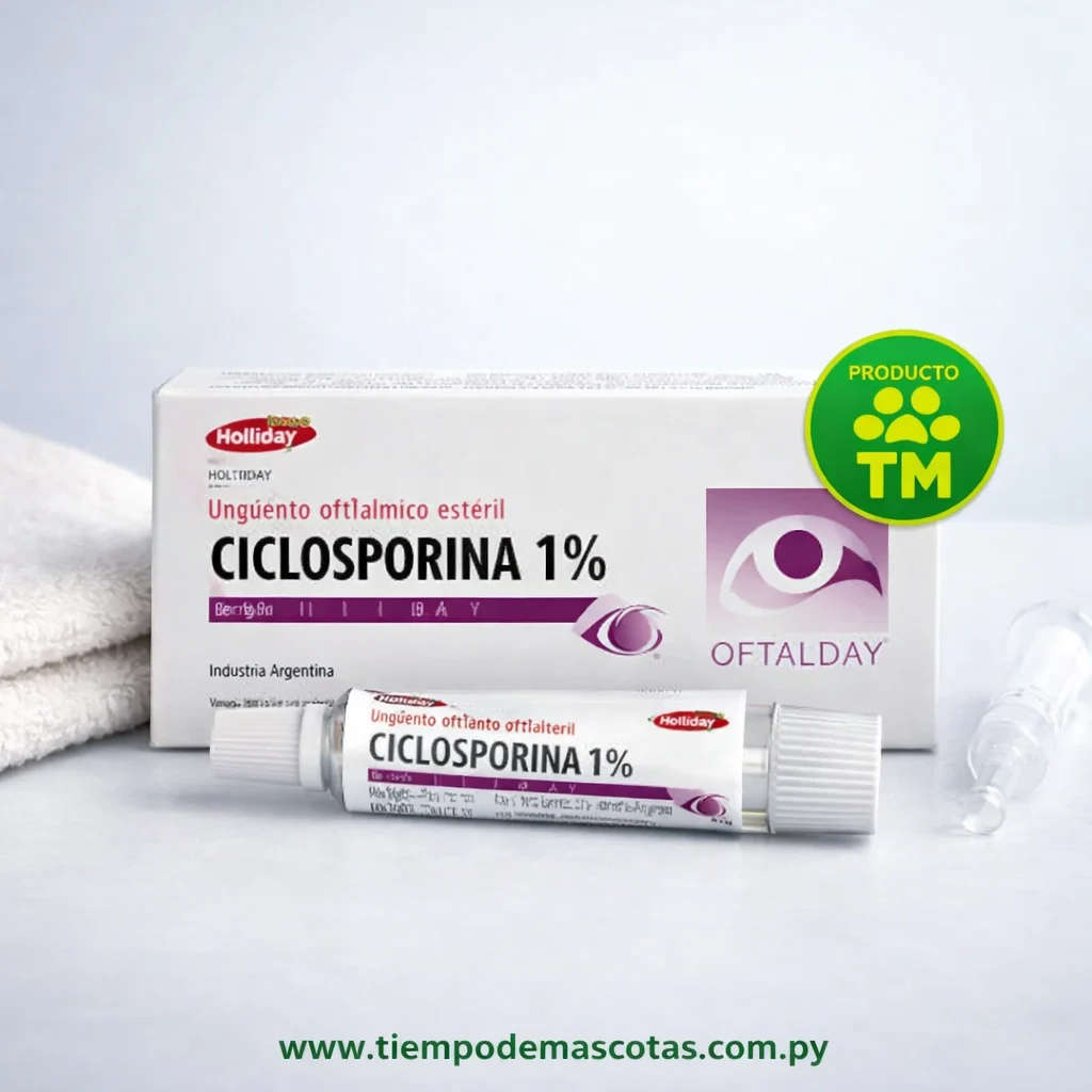 Holliday Ciclosporina 1% 3.5g - Producto en Tiempo de Mascotas