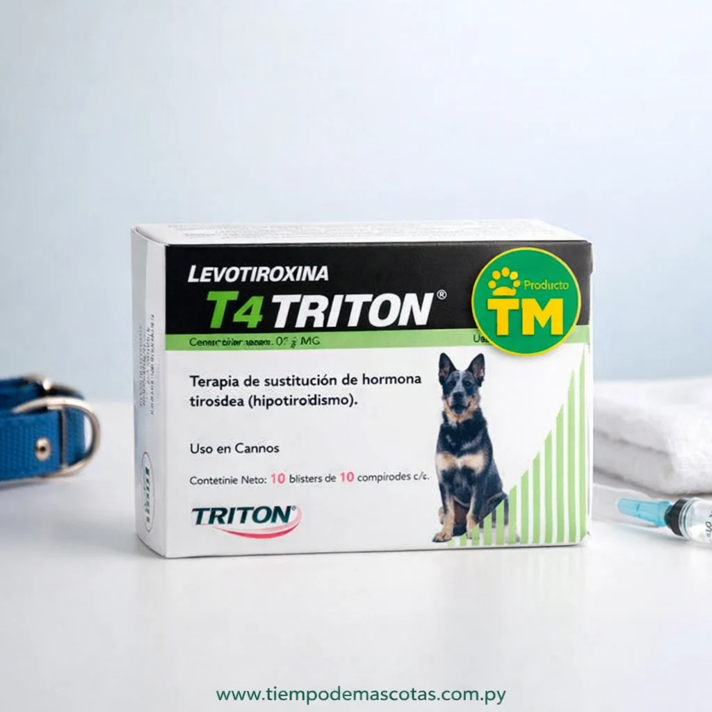 T4 Triton Levotiroxina 0.8mg Blister 10Comp - Producto en Tiempo de Mascotas