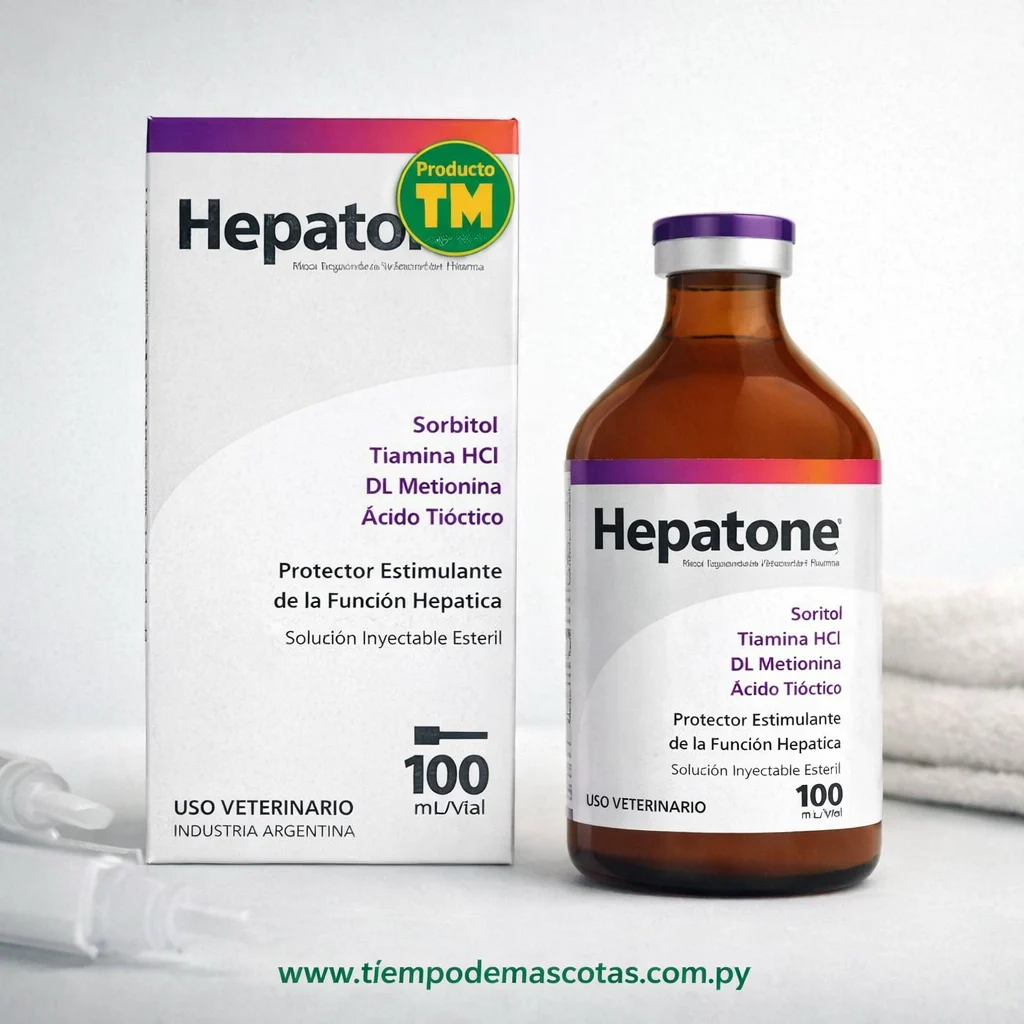 Hepatone Solucion Inyectable 100ml - Producto en Tiempo de Mascotas