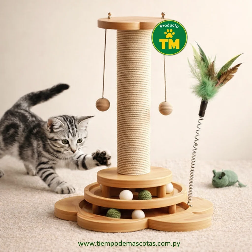 Juguete de Escalada para Gatos 4en1 - Producto en Tiempo de Mascotas