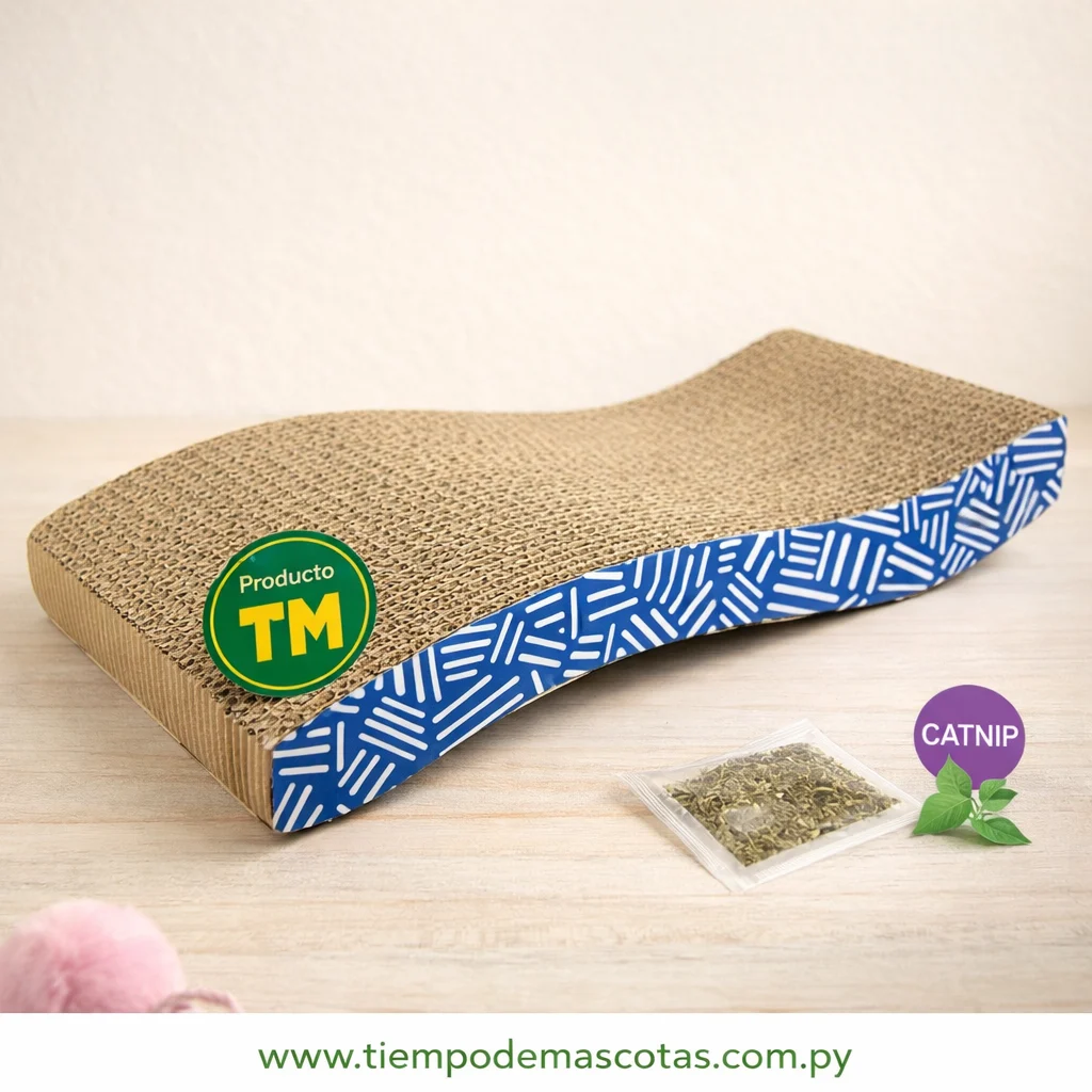Rascador Ondulado 42.5*20*3.5 Cod924 - Producto en Tiempo de Mascotas