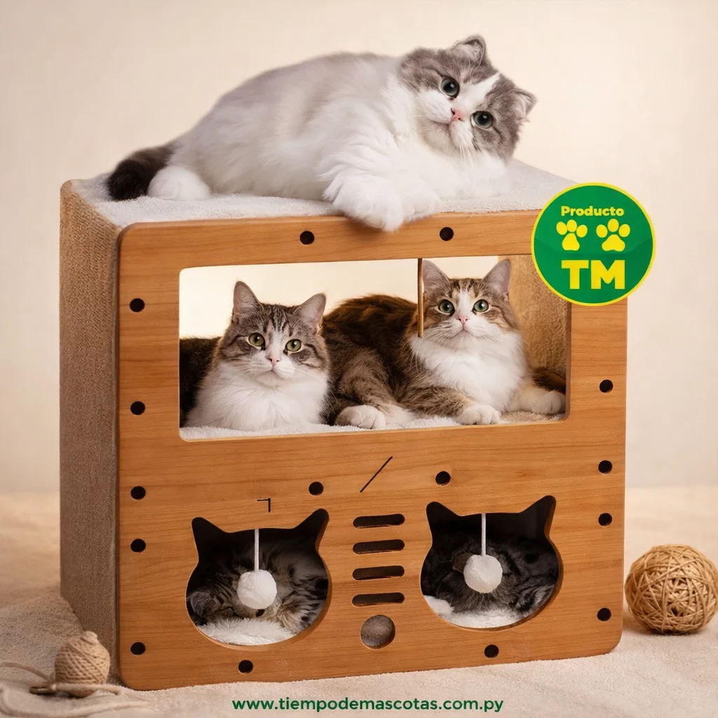 Rascador Multifuncional Mod747 - Producto en Tiempo de Mascotas