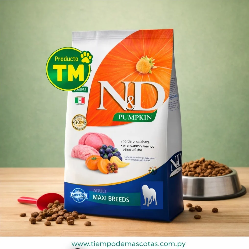 Nyd Perro Pumpkin Adulto Maxi Cordero 10kg - Producto en Tiempo de Mascotas