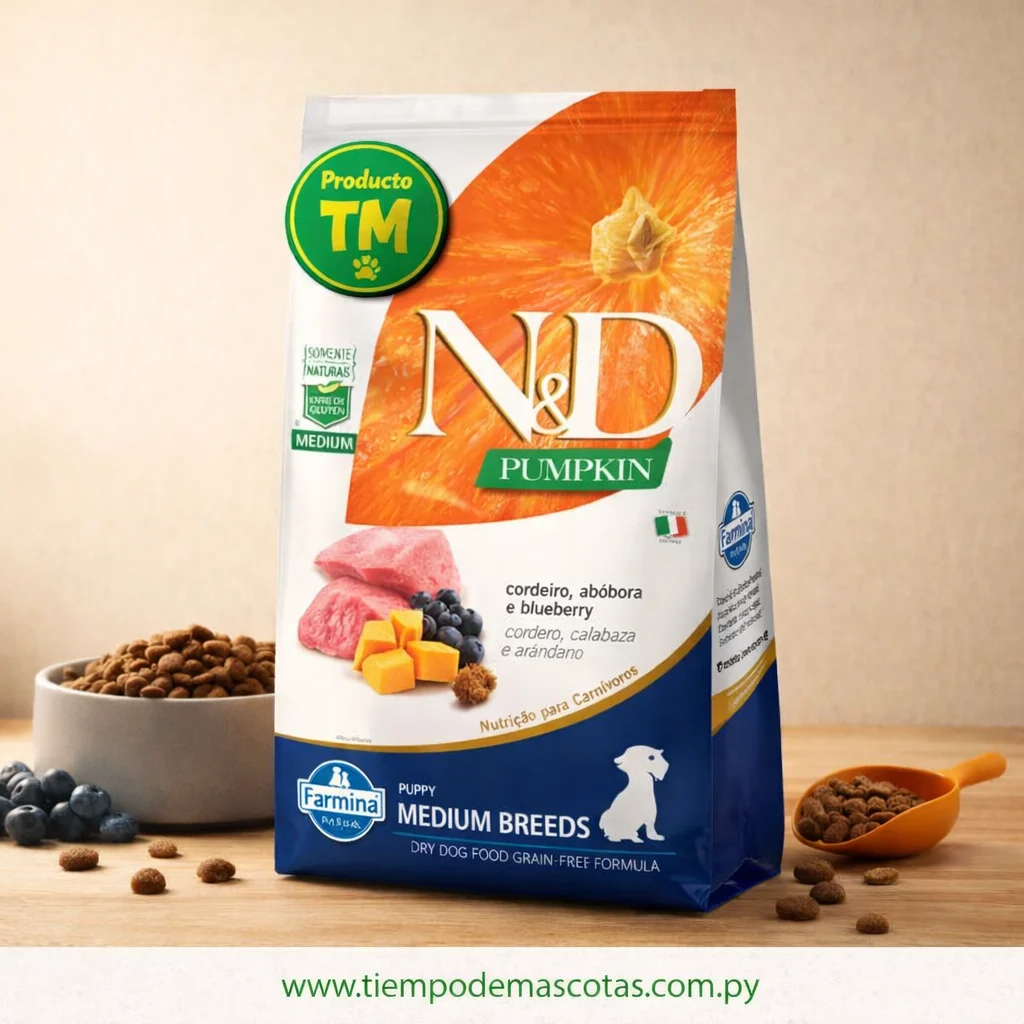 NYD PERRO PUMPKIN PUPPY MEDIUM CORDERO 2.5KG