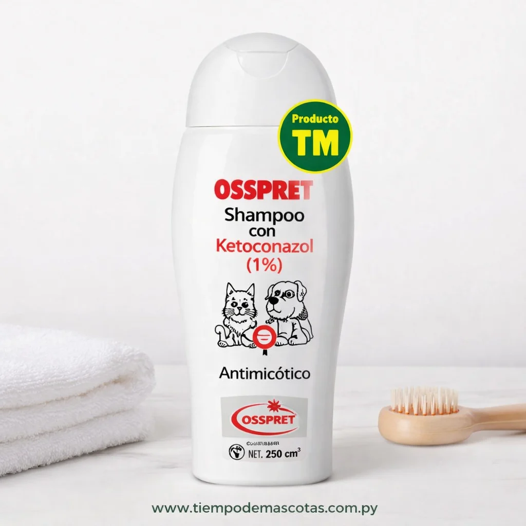 Osspret Shampoo Ketoconazol 250cm3 - Producto en Tiempo de Mascotas