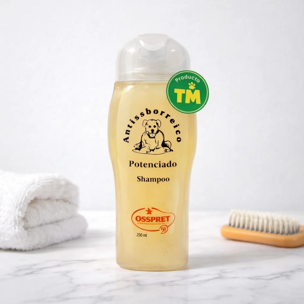 Osspret Shampoo Potenciado Antiseborreico 250cm3 - Producto en Tiempo de Mascotas