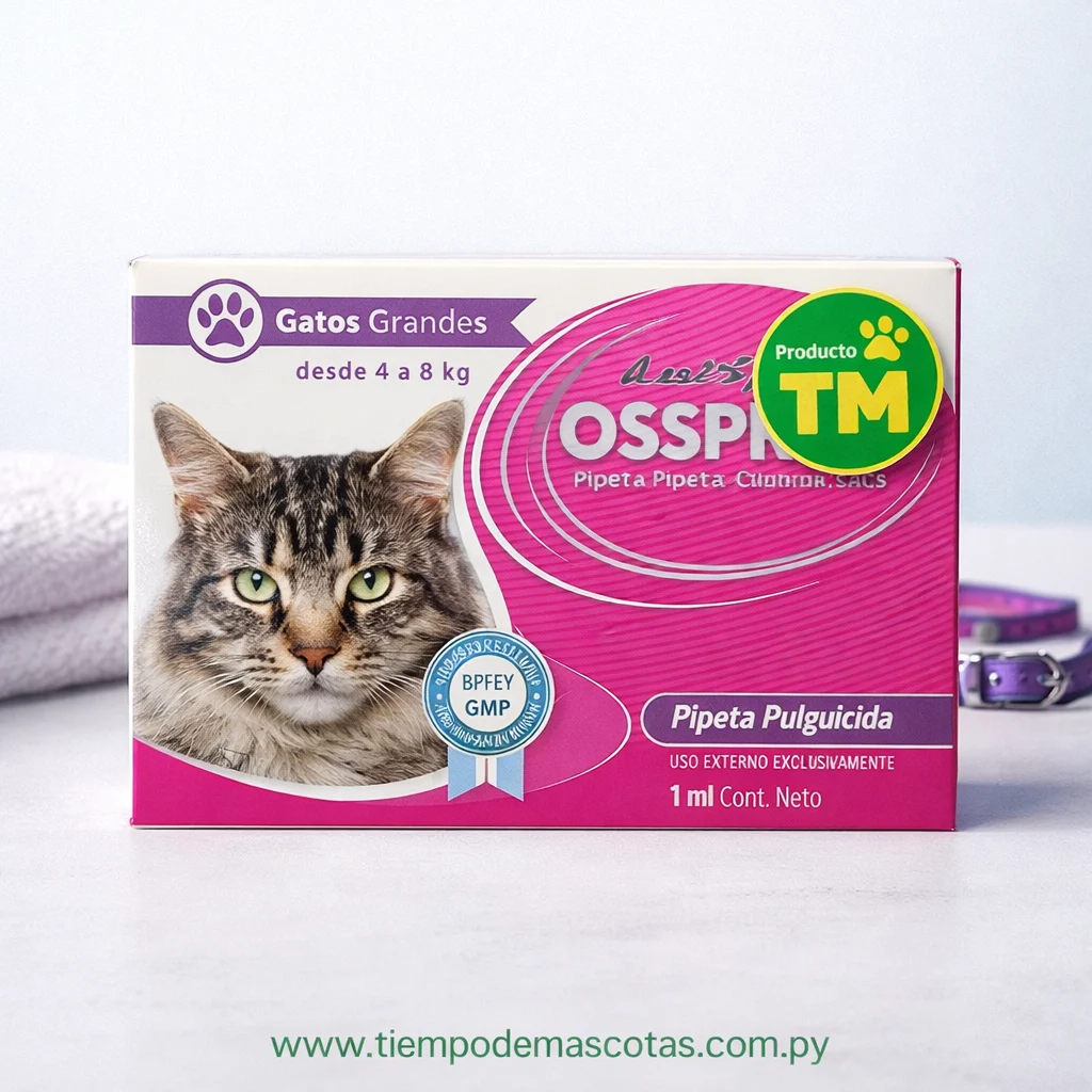 Osspret Pipeta Gato 4-8kg - Producto en Tiempo de Mascotas