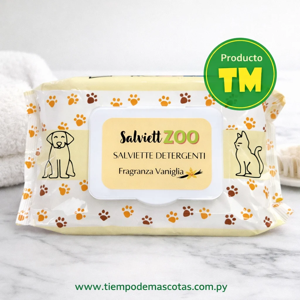 Tohallitas Humedas Salviett Zoo Vainilla 3Mts - Producto en Tiempo de Mascotas