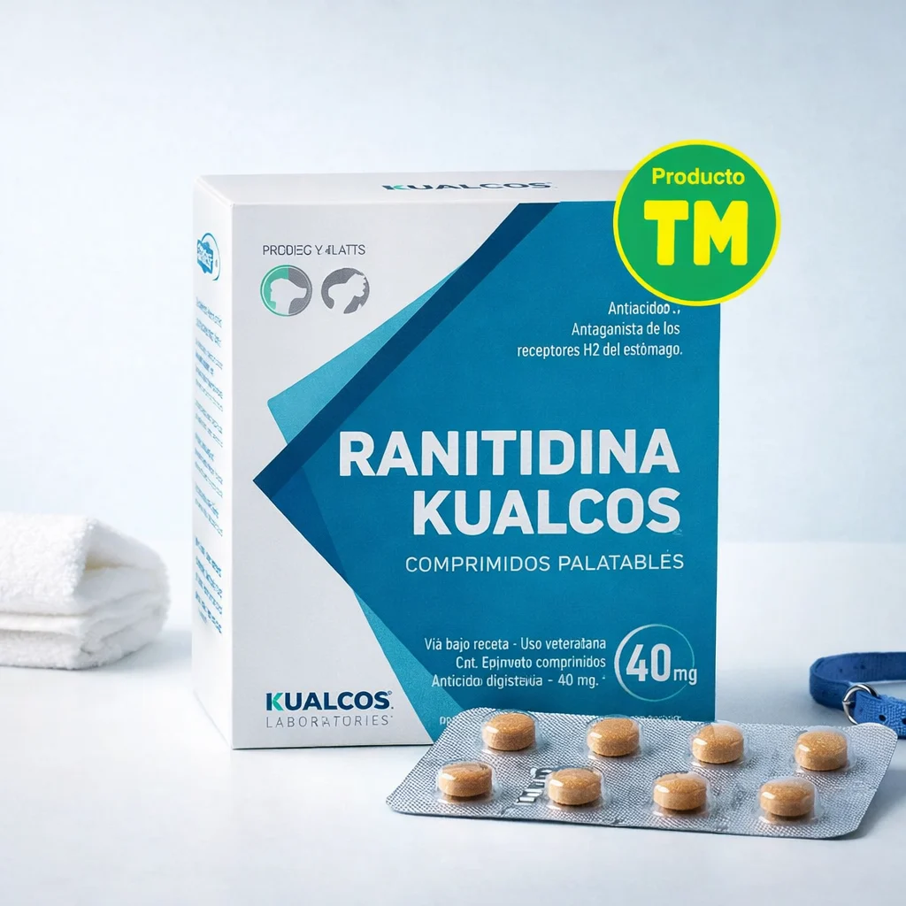 Kualcos Ranitidina Blister - Producto en Tiempo de Mascotas