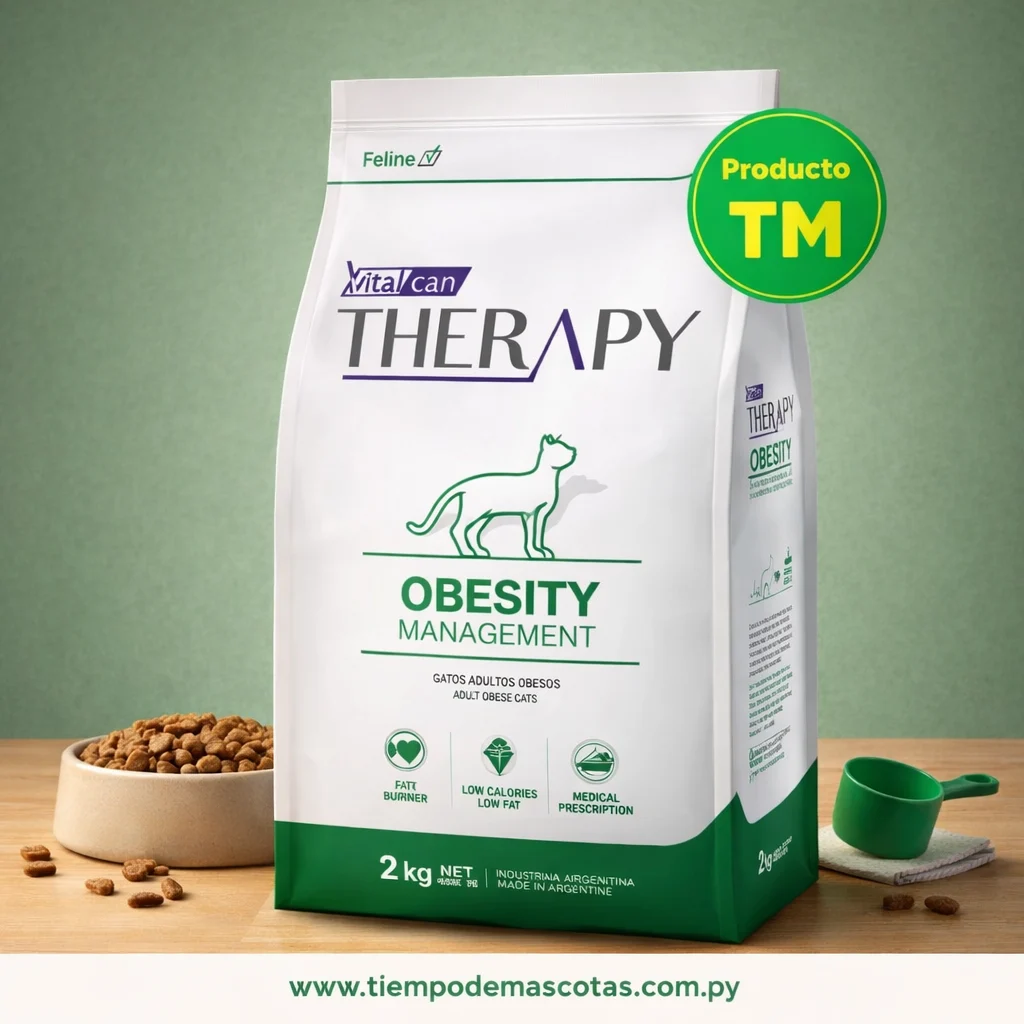Vitalcan Therapy Gato Obesity 2kg - Producto en Tiempo de Mascotas