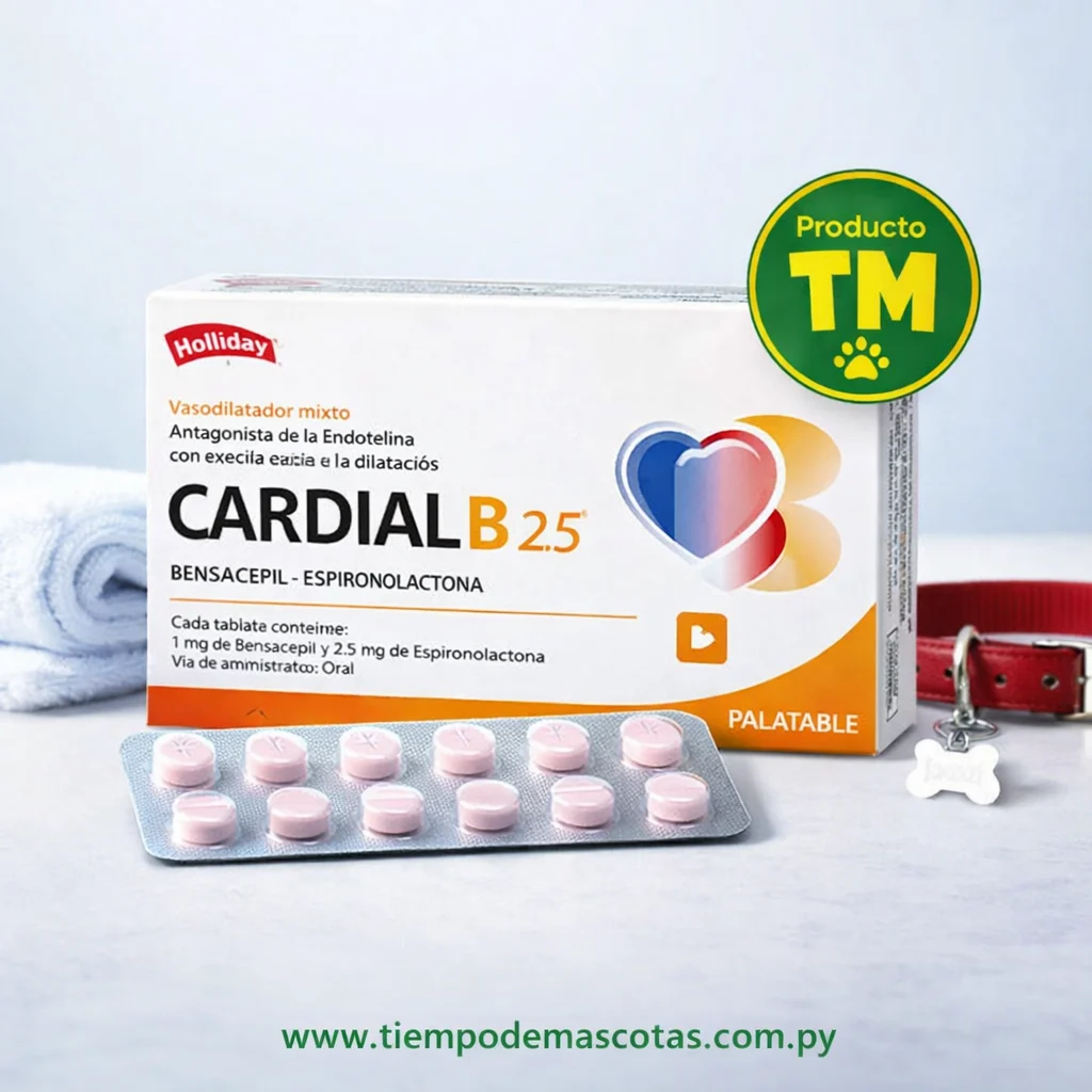 Holliday Cardial B 2.5mg Comp Caja - Producto en Tiempo de Mascotas
