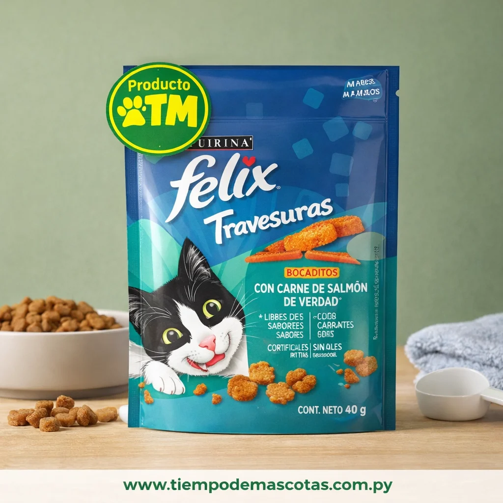 Felix Travesuras Bocaditos 40g - Producto en Tiempo de Mascotas