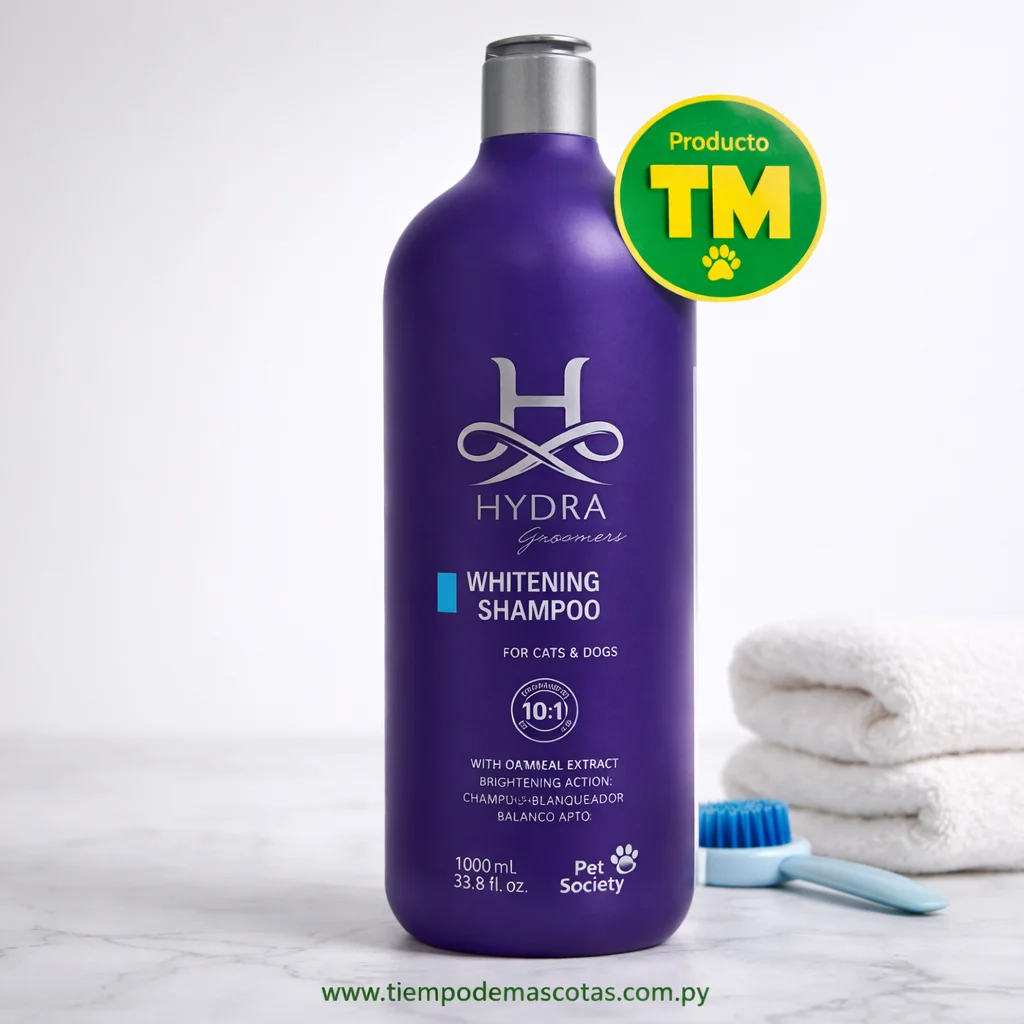 Hydra Shampoo Whitening 1000ml - Producto en Tiempo de Mascotas