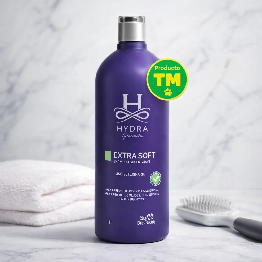 Hydra Shampoo Extra Soft Facial 1000ml - Producto en Tiempo de Mascotas